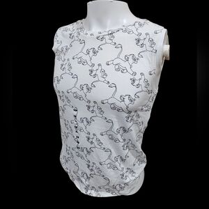 NWT Disney's Black and‎ White Lion King Graphic Muscle Tee Size Extra Small